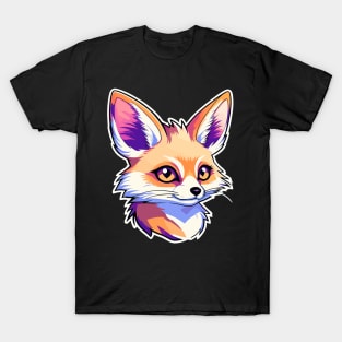 Fennec Fox Illustration T-Shirt